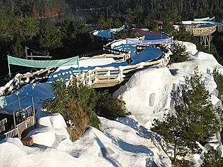 Blick auf Team Boat Springs